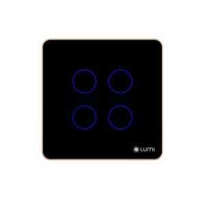 Công tắc cảm ứng Luto - Kính phẳng viền thẳng - Nhà Thông Minh Hải Phòng - Minh Hiếu Smart Home